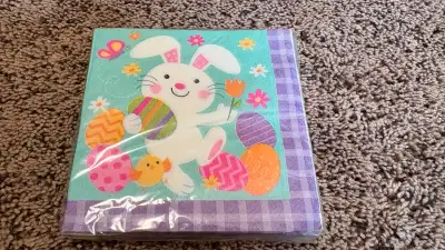 24 Easter Beverage napkins, View more