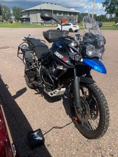 Great in the twisties and off road!Excellent running 800cc triple. Love that growl intake sound. Has...