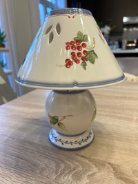 VILLEROY & BOCH French Garden FLEURENCE LAMP Candle Holder Porce