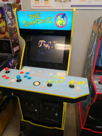 The Simpsons Arcade1up Brand New 4 players, comes with a riser