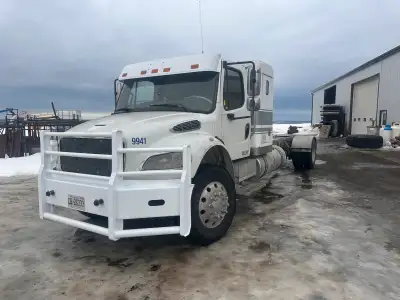 This M2 Freightliner is ready to roll, equipped with a robust chassis for heavy-duty tasks. Please n...