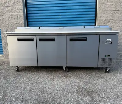 93” refrigerated pizza prep table for just 2750$, View more