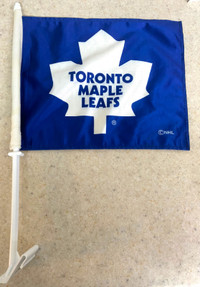 Toronto Maple Leafs Car Window Flag, Car Window Holder