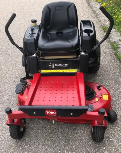 Toro TIMECUTTER Z4200 Zero Turn Mower 42” NEW battery, EXC!, View more