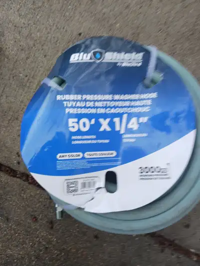 Rubber Pressure washer hose 50 x 1/4, View more