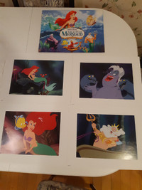 Disney's The Little Mermaid set of 4 Lithographs