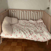 Ovulutif ikea bed with dormez vous mattress 
