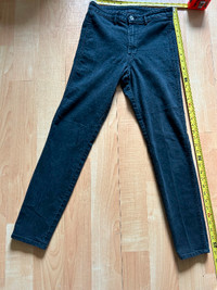 Black skinny high waist ankle jeans $10 size 27 by &Denim