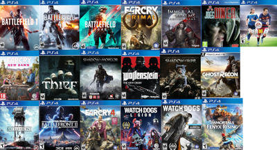 PS4 Games - 10$ Each, View more