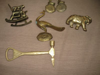 6 Brass Ornaments