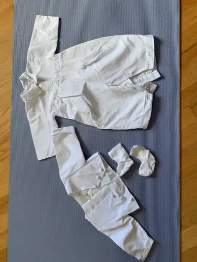 Baby boy Christening Romper with Vest, View more