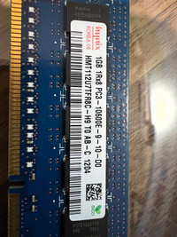 Six 1gb - DDR3 PC3-10600E Hynix Memory - pulled from macpro