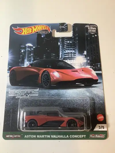 Hotwheels premium car culture exotic envy Aston Martin Valhalla concept. New in package. $10 or deal...