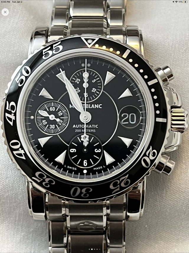 MONTBLANC Sport Chronograph Automatic Watch in Jewellery & Watches in Hamilton