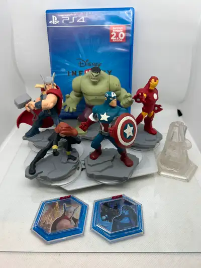 PS4 Disney Infinity 2.0 Marvel Super Heroes and game, View more