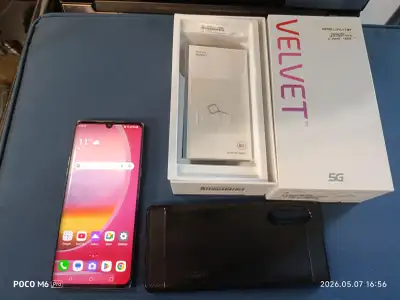 LG Velvet 5G - Smartphone - 128GB- Aurora Grey. Mint Condition., View more