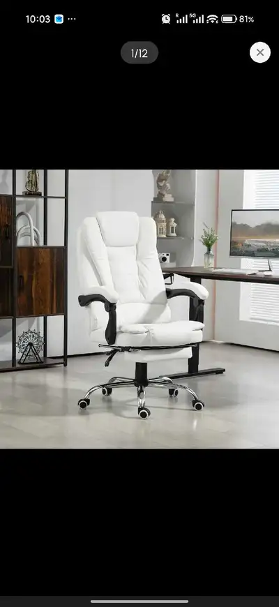 High Back Office Chair PU Leather Executive Office Chair, View more