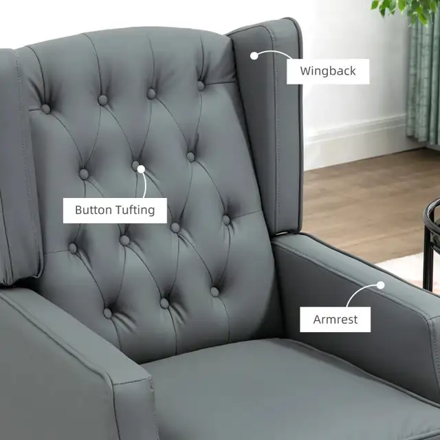  Modern Accent Chair with Thick Padding  in Chairs & Recliners in Markham / York Region - Image 6