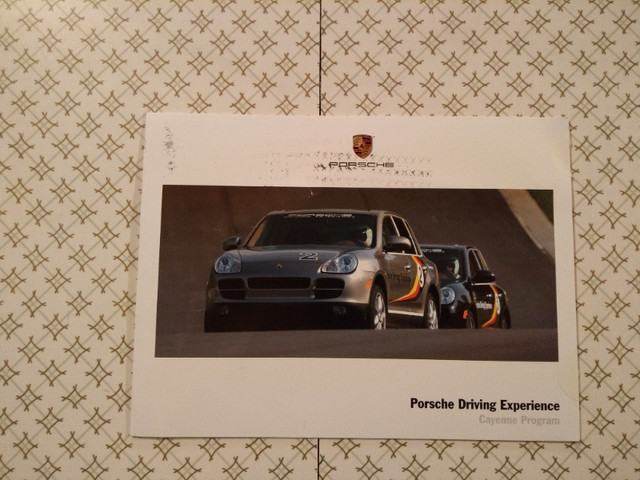 Porsche Driving Experience Pamphlet - Cayenne Program in Arts & Collectibles in Oakville / Halton Region