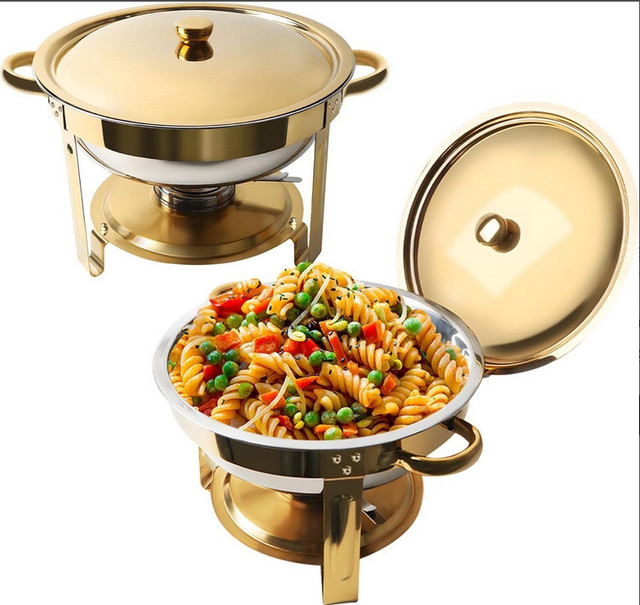 BRAND NEW, Chafing Dish for Buffet Set, 4.8 Qt x 2 - $70 obo in Kitchen & Dining Wares in Edmonton