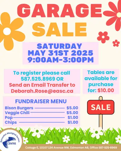 Edmonton Aboriginal Seniors Centre: Garage Sale, View more