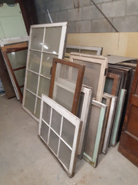 Used wood windows