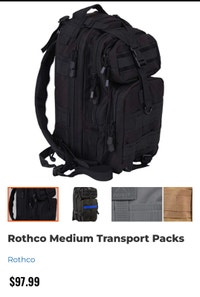Rothco Sac à Dos Tactique Tactical Backpack Molle  City of Montréal Greater Montréal Preview