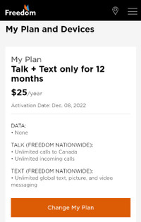 $25 PER YEAR TALK TEXT DATA + 15GB/month cheap cell phone plan