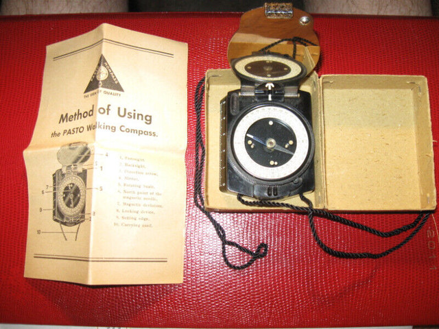 Vintage Pasto Walking Compass-Beautiful condition in Arts & Collectibles in City of Halifax