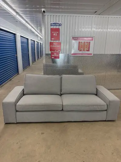*FREE DELIVERY* GREY IKEA KIVIK SOFA COUCH, View more