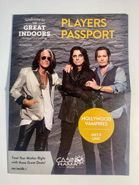 Casino Rama Players Passport Magazine - Hollywood Vampires