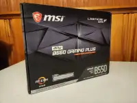 OPEN BOX - MSI MPG AMD B550 Gaming Plus ATX AM4 Motherboard