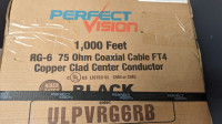 COAXIAL Black Cable 1000 feet 