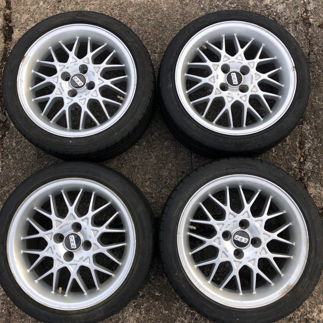 16x7.5 4x100 et38 RN011 BBS Wheels  in Tires & Rims in Moncton