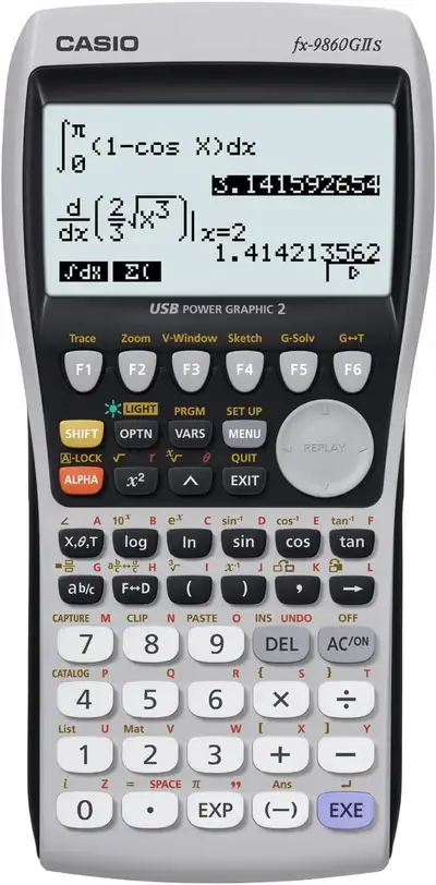 Casio 9860 fx G-IIS Graphing Calculator, View more