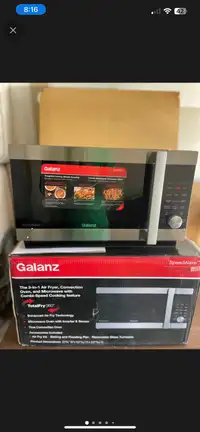 Galanz Galanz 1.6 cu.ft. SpeedWave 3-in-1Multifunctional Oven wi