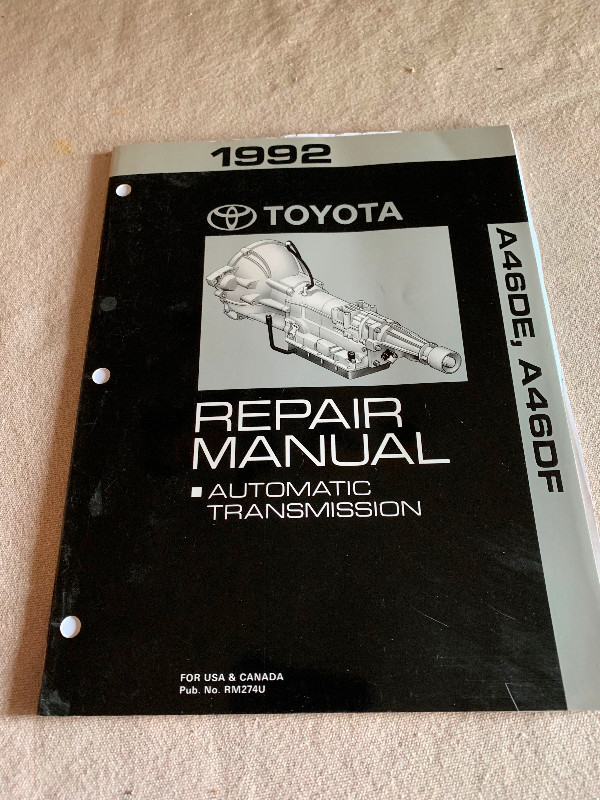 Toyota Previa Shop Manual in Other Parts & Accessories in Abbotsford