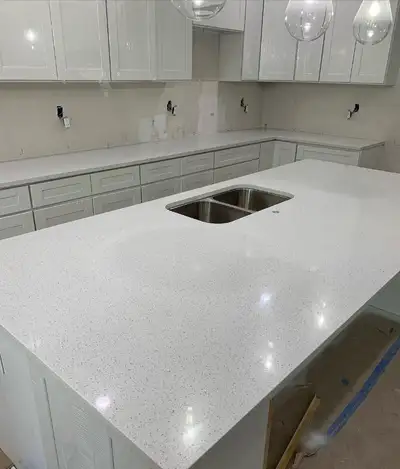 *Lowest Price Guaranteed* QUARTZ COUNTERTOPS AND KITCHEN CABINET, View more