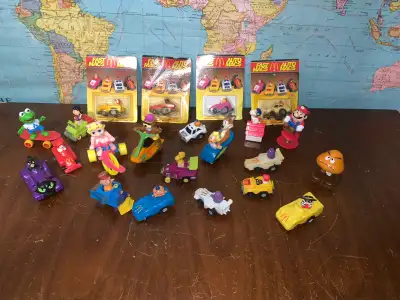 22 Assorted McDonalds toys. Fast Macs. Muppet Babies. Peanuts. , View more