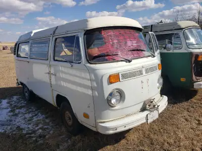 Behold this vintage Volkswagen Bus/Vanagon, a true relic from a bygone era, now available for sale!...