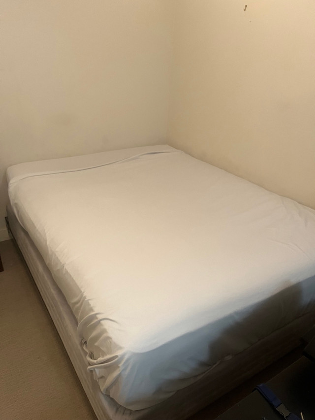 Kingsdown Queen Mattress, Boxspring & Frame: $50 OBO in Beds & Mattresses in UBC - Image 4