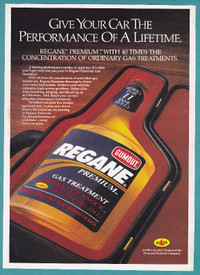 Vintage Ephemeral Penzoil REGANE Printed Magazine Ad