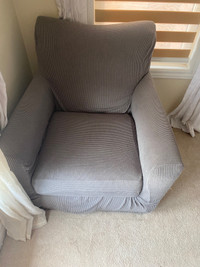 Mint condition sofa chair for sale + with cover 