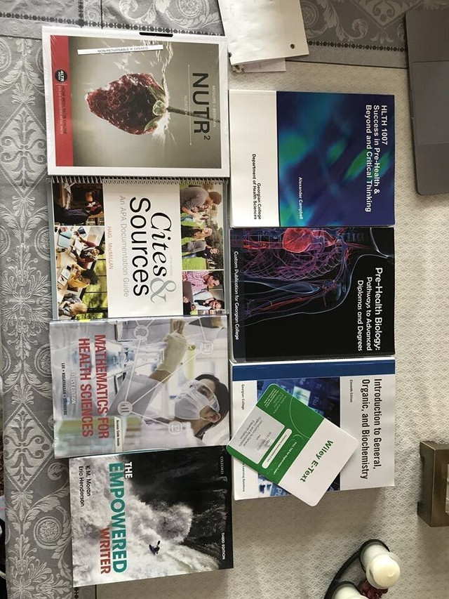 Georgian College Pre health textbooks in Textbooks in Markham / York Region
