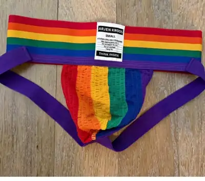 Pump underwear & Jockstrap jock Pride gay rainbow Men  Sz S , View more