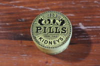 Vintage Gin Pills For The Kidneys Tin