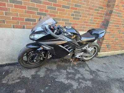 Bike needs work. Broken plastics and brakes. Good for a handyman. But holds a charge and runs and dr...