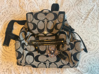 Coach backpack purse