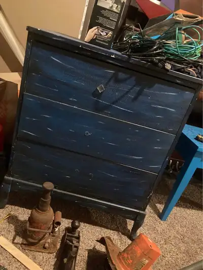 3 Drawer Wood Dresser, View more