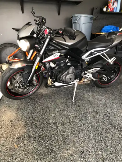 2018 Triumph Street Triple RS. 6,383 kms. It’s the good one with upgraded suspension, brakes and mot...